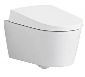 Geberit AquaClean Sela Wall-Hung WC with bidet seat n Cover 146 147 11 1