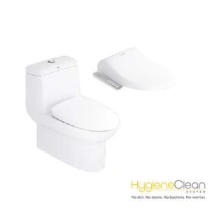 Milano CL20415 One-piece Toilet with Pristine E-Bidet