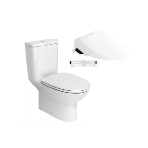 Neo Modern CL26305 Close Coupled Toilet with Pristine Star E-Bidet